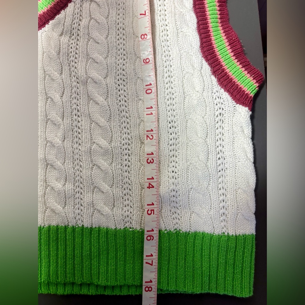 FOREVER 21 Varsity Knit Vest - Picture 6 of 7